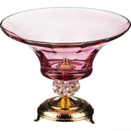 Чаша декоративная Franco, 35*29 см, розовый
