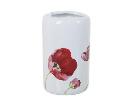 Подставка для зубных щеток ENS, Красные тюльпаны, 6,5*11 см