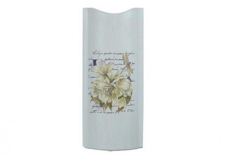 Ваза декоративная ENS, Белая лилия, 14*6,5*32 см