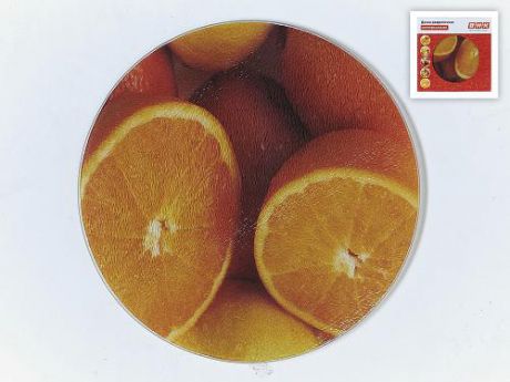 Доска разделочная Best Home Kitchen, Апельсин, 20 см, рифленая