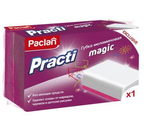 Губка для уборки Paclan, Practi, MAGIC