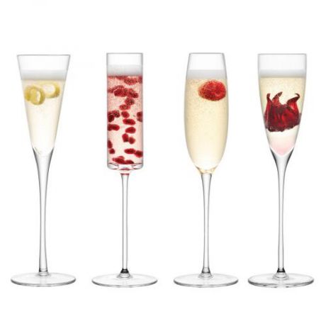 Набор бокалов для шампанского LSA International, LULU, 4 предмета, 150-175 мл