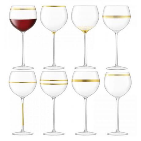 Набор бокалов для вина LSA International, DECO, 8 предметов