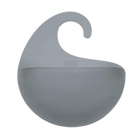 Органайзер для ванной koziol, SURF, 25,3*6,5*21,6 см, прозрачно-серый
