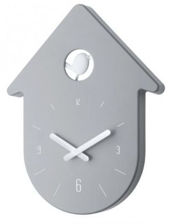 Часы настенные koziol, TOC-TOC, 24*31 см, серый