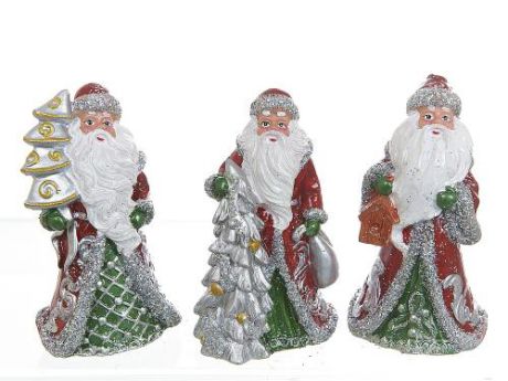 Фигурка декоративная Monte Christmas, Дед Мороз, 5*4,5*12,5 см
