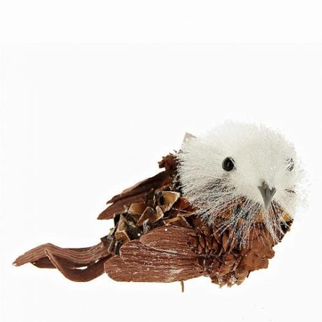 Фигурка декоративная Monte Christmas, Птичка, 14*6,5*7 см, на прищепке