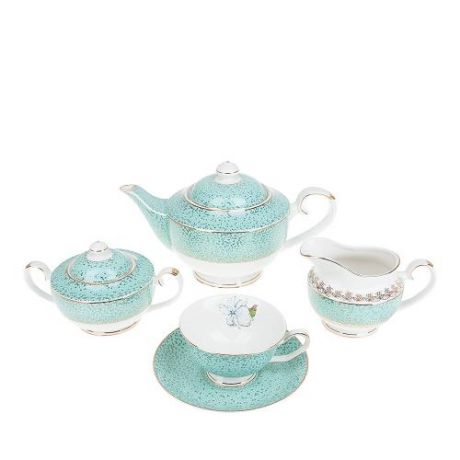 Чайный сервиз Best Home Porcelain, Морская волна, 15 предметов