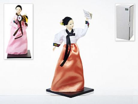 Фигурка декоративная ENS, Кореянка в национальном костюме, 13*13*28,5 см