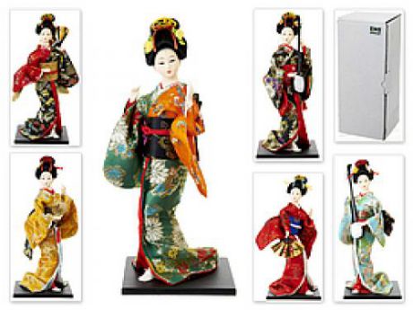 Фигурка декоративная ENS, Японка в кимоно, 13*13*30,5 см