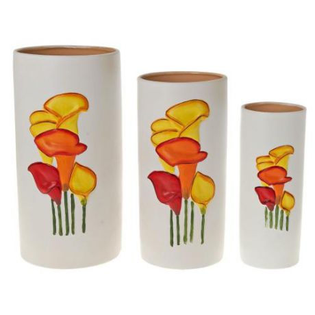 Набор декоративных ваз Gloria Garden, Яркий акцент, 3 предмета