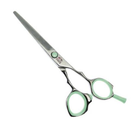 Ножницы парикмахерские TAYO, DUET, прямые, 16,5 см, зеленый