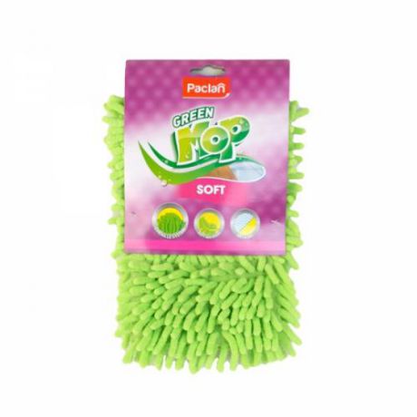 Насадка для швабры Paclan, SOFT, GREEN MOP