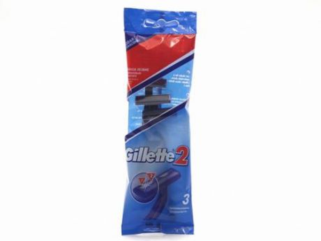 Набор бритвенных станков Gillette, Gillette2, 3 шт