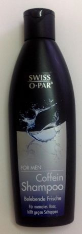 Swiss-o-par Кофеин шампунь мужской 250мл/6шт/6396