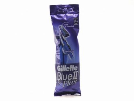 Набор бритвенных станков Gillette, Blue II Plus, 3 шт