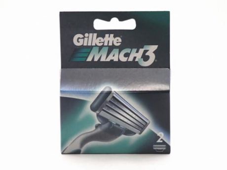 Сменные кассеты для станка Gillette, Mach3, 2 шт