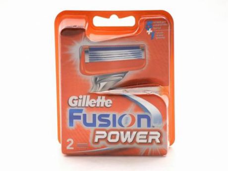 Сменные кассеты для станка Gillette, Fusion Power, 2 шт