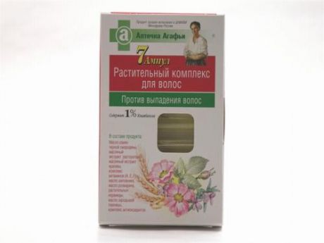 АА Ампулы д/волос Против выпадения 7шт по 5мл/24шт/13648