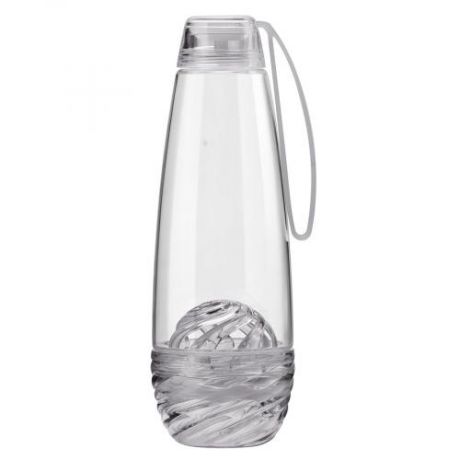 Бутылка для воды guzzini, H2O, 24*8 см, серый