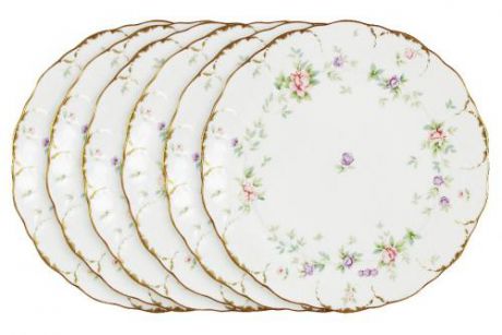 Набор обеденных тарелок NARUMI, Воспоминание, 27 см, 6 предметов