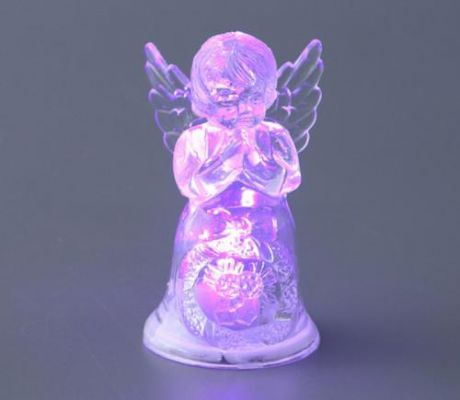 Декоративное украшение Polite Crafts & Gifts, Ангелочек, 5*9 см, с подсветкой