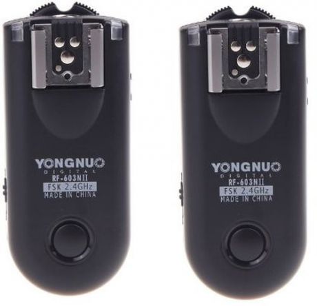 Радиосинхронизатор Yongnuo RF-603II N1 2,4 Ghz для накамерных и студийных вспышек + пульт ДУ Nikon