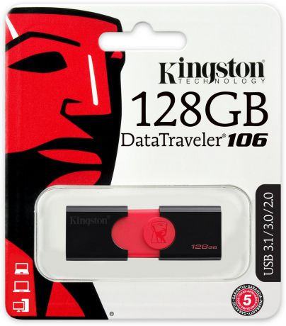 USB флешка Kingston DT106 128Gb USB 3.0