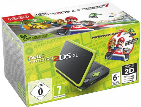 Портативная игровая консоль Nintendo New 2DS XL + игра Mario Kart 7