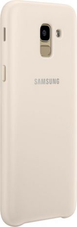 Клип-кейс Samsung Dual Layer EF-PJ600 для Galaxy J6 (золотистый)
