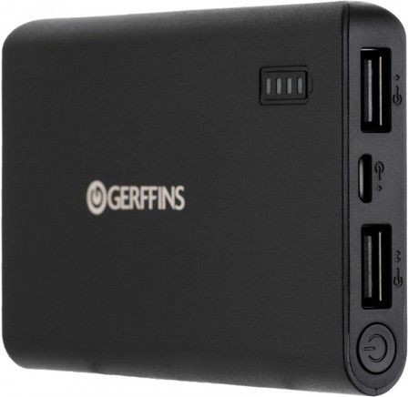 Портативное зарядное устройство Gerffins G600 6000 мАч (черный)