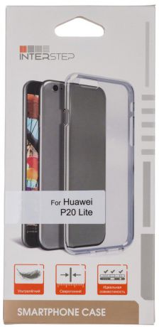 Клип-кейс InterStep Slender для Huawei P20 lite (прозрачный)