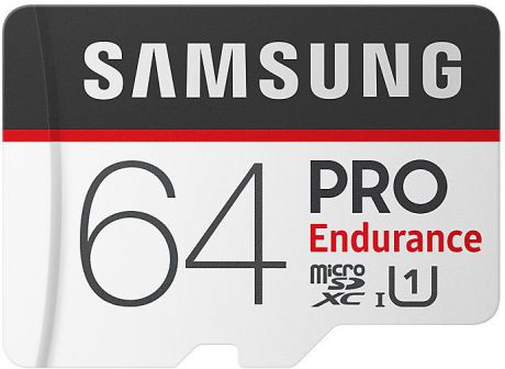 Карта памяти Samsung MicroSDHC PRO Endurance UHS-I 64GB + SD adapter