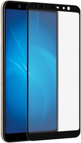 Защитное стекло Luxcase Full Screen для Samsung Galaxy J8 черная рамка
