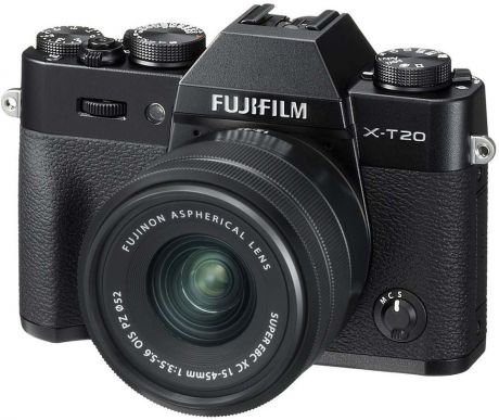 Фотоаппарат со сменной оптикой Fujifilm X-T20 Kit 15-45 (черный)