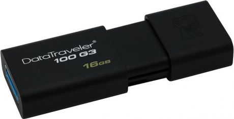 USB флешка Kingston DataTraveler 100 G3 16Gb USB3.0 (черный)
