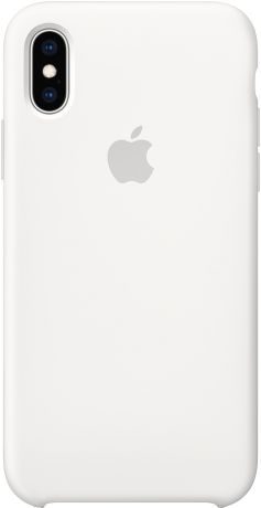 Клип-кейс Apple Silicone для iPhone XS Max (белый)