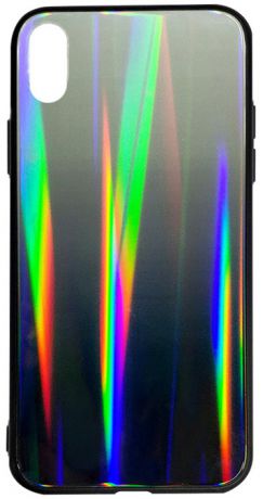 Клип-кейс Inoi Shiny gradient для Apple iPhone XS Max (черно-серый)