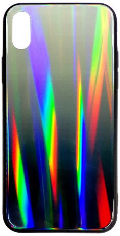 Клип-кейс Inoi Shiny gradient для Apple iPhone XS (черно-серый)