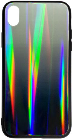 Клип-кейс Inoi Shiny gradient для Apple iPhone XR (черно-серый)