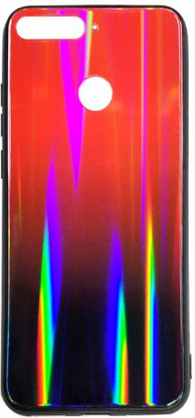 Клип-кейс Inoi Shiny gradient для Huawei Honor 7C/7A Pro (черно-красный)