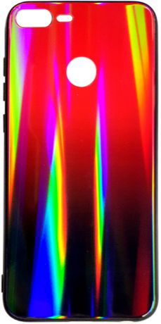 Клип-кейс Inoi Shiny gradient для Huawei Honor 9 Lite (черно-красный)