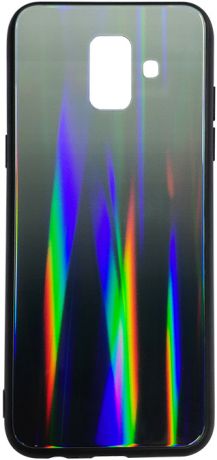 Клип-кейс Inoi Shiny gradient для Samsung Galaxy A6 (черно-серый)