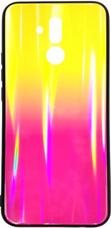 Клип-кейс Inoi Shiny gradient для Huawei Mate 20 Lite (розово-желтый)
