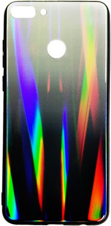 Клип-кейс Inoi Shiny gradient для Huawei Y9 (2018) (черно-серый)