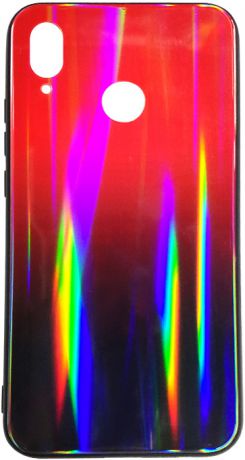 Клип-кейс Inoi Shiny gradient для Huawei Nova 3 (черно-красный)