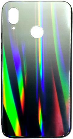 Клип-кейс Inoi Shiny gradient для Huawei Nova 3 (черно-серый)