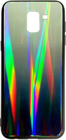Клип-кейс Inoi Shiny gradient для Samsung Galaxy J6 (2018) (черно-серый)