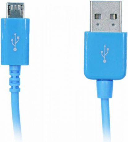 Кабель Gerffins USB - Micro USB 1м (голубой)