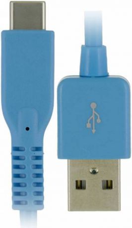 Кабель Gerffins USB 2.0 Type-A - USB Type-C 1м (голубой)